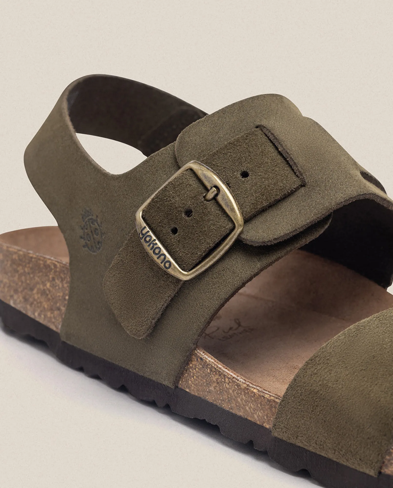 Hombre Yokono Sandalias|Sandalia Plana Macam 216 Verde