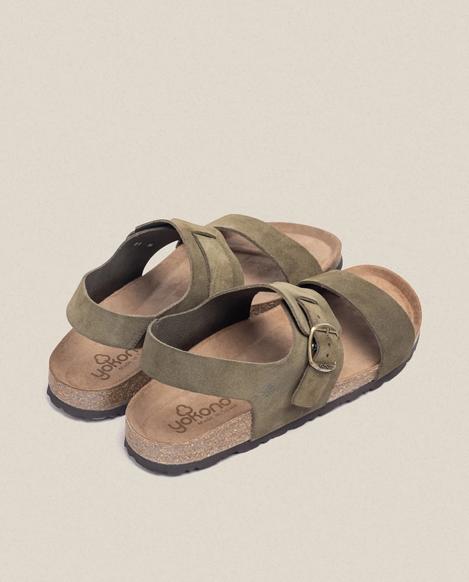 Hombre Yokono Sandalias|Sandalia Plana Macam 216 Verde