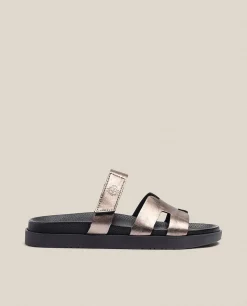 Mujer Yokono Sandalias Planas|Sandalia Plana Morena 125 Gris