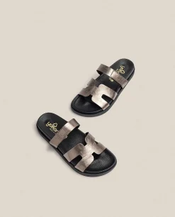 Mujer Yokono Sandalias Planas|Sandalia Plana Morena 125 Gris