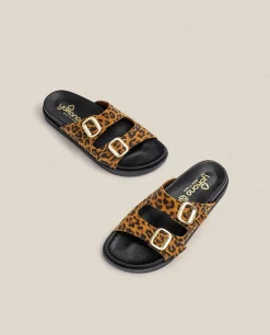 Mujer Yokono Sandalias Planas|Sandalia Plana Morena 700 Leopardo
