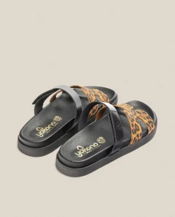 Mujer Yokono Sandalias Planas|Sandalia Plana Morena 125 Leopardo
