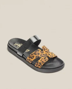 Mujer Yokono Sandalias Planas|Sandalia Plana Morena 125 Leopardo