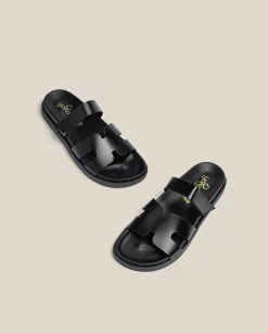 Mujer Yokono Sandalias Planas|Sandalia Plana Morena 125 Negro
