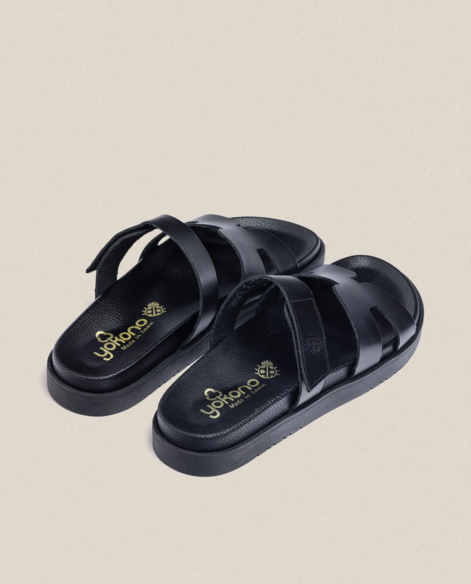 Mujer Yokono Sandalias Planas|Sandalia Plana Morena 125 Negro