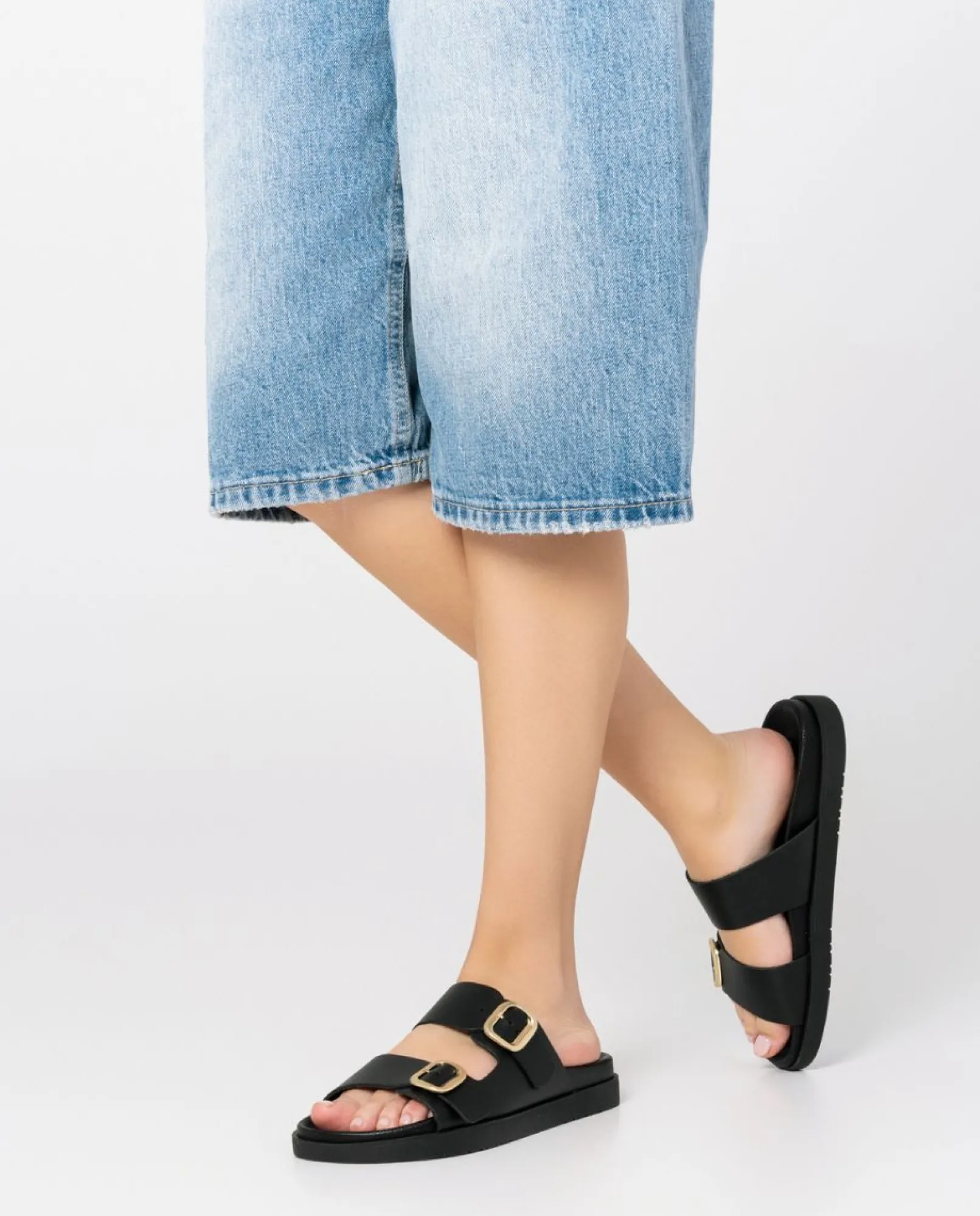 Mujer Yokono Sandalias Planas|Sandalia Plana Morena 004 Negro