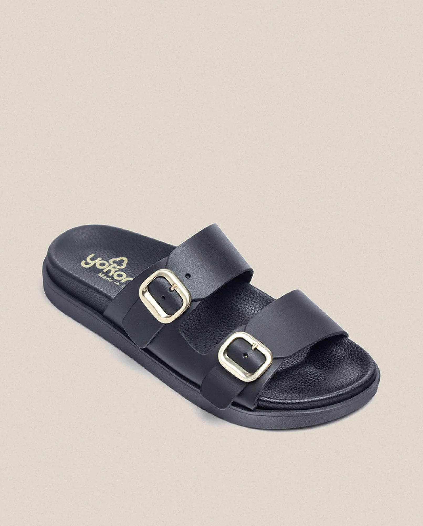 Mujer Yokono Sandalias Planas|Sandalia Plana Morena 004 Negro