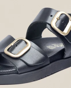 Mujer Yokono Sandalias Planas|Sandalia Plana Morena 002 Negro
