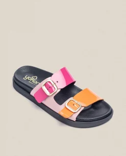 Mujer Yokono Sandalias Planas|Sandalia Plana Morena 004 Rosa