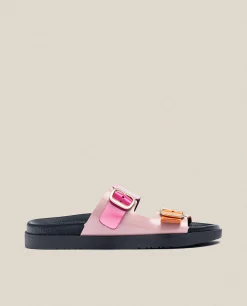 Mujer Yokono Sandalias Planas|Sandalia Plana Morena 004 Rosa