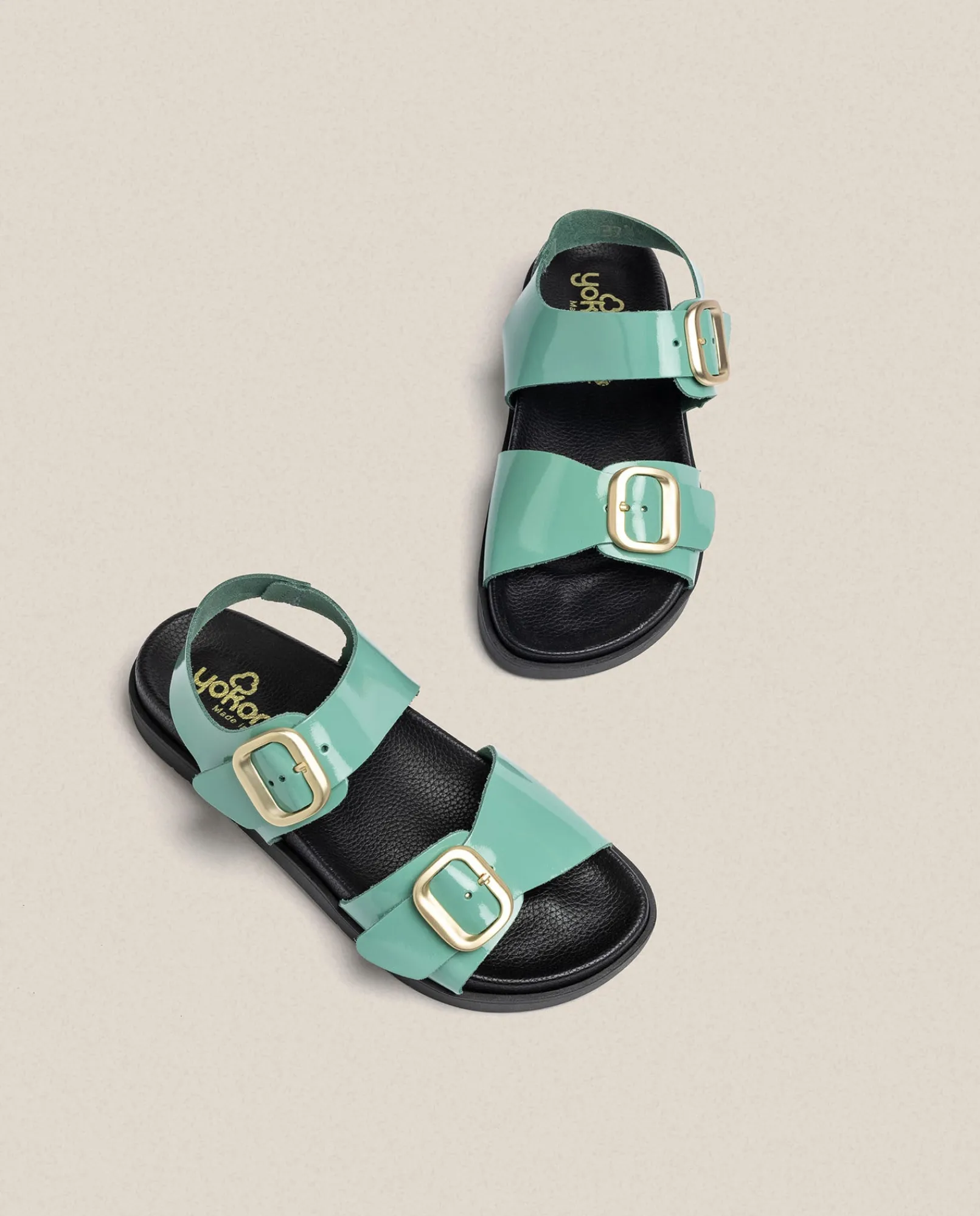 Mujer Yokono Sandalias Planas|Sandalia Plana Morena 002 Verde