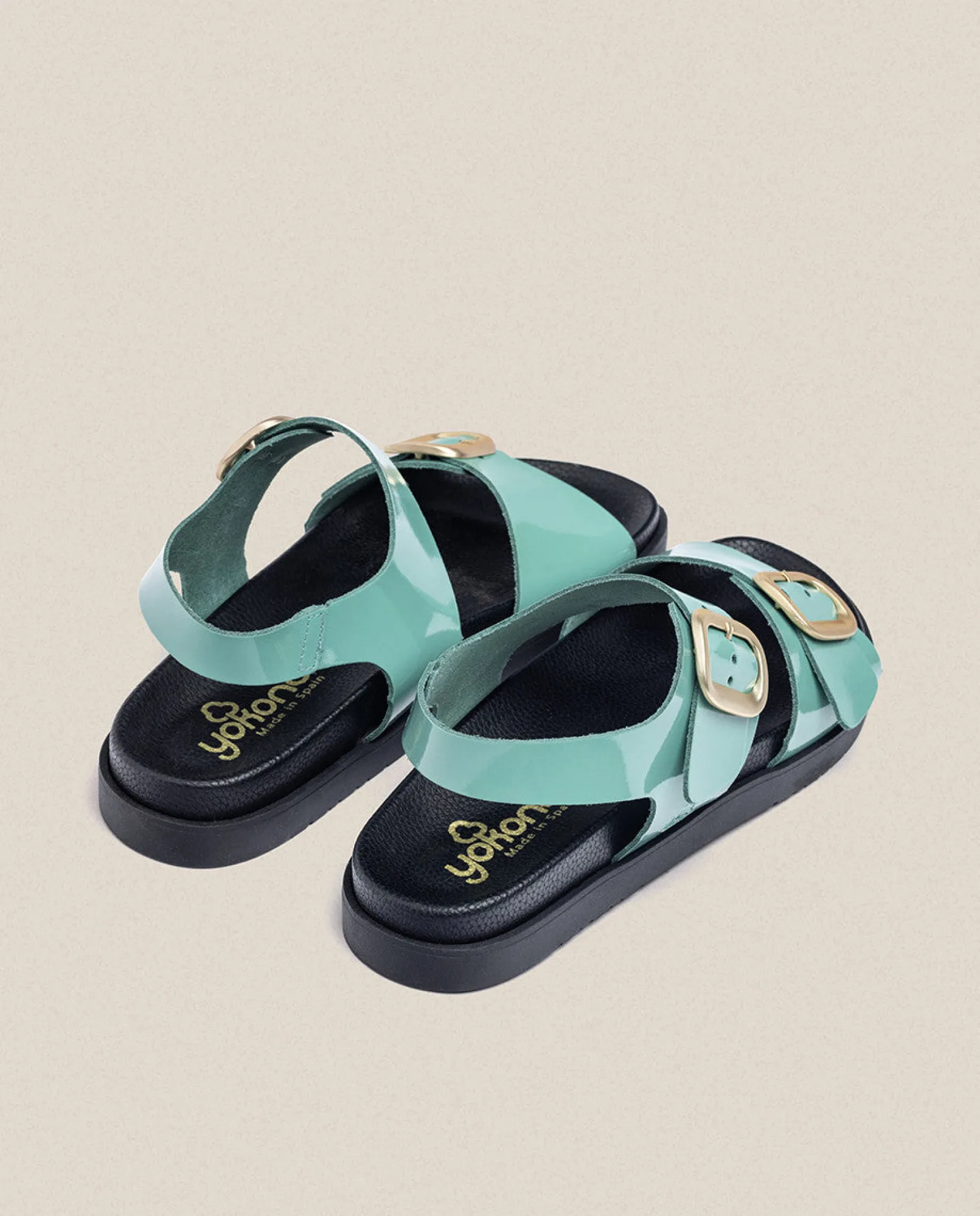 Mujer Yokono Sandalias Planas|Sandalia Plana Morena 002 Verde
