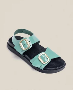 Mujer Yokono Sandalias Planas|Sandalia Plana Morena 002 Verde