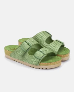 Mujer Yokono Sandalias Planas|Sandalia Plana Noja 003 Verde
