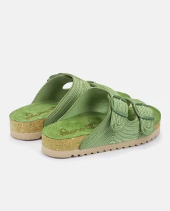 Mujer Yokono Sandalias Planas|Sandalia Plana Noja 003 Verde