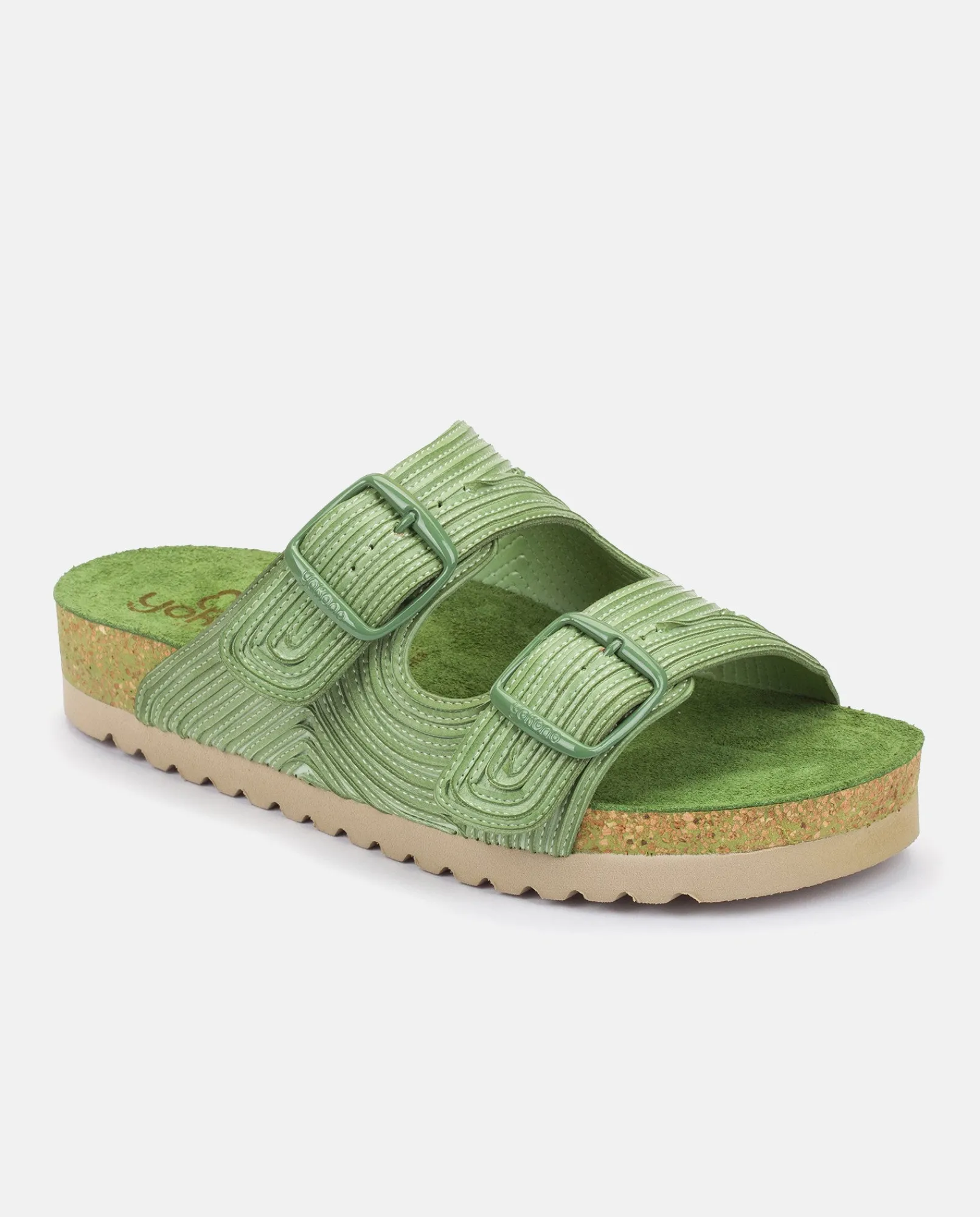 Mujer Yokono Sandalias Planas|Sandalia Plana Noja 003 Verde