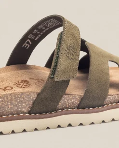 Mujer Yokono Sandalias Planas|Sandalia Plana Petra 125 Verde