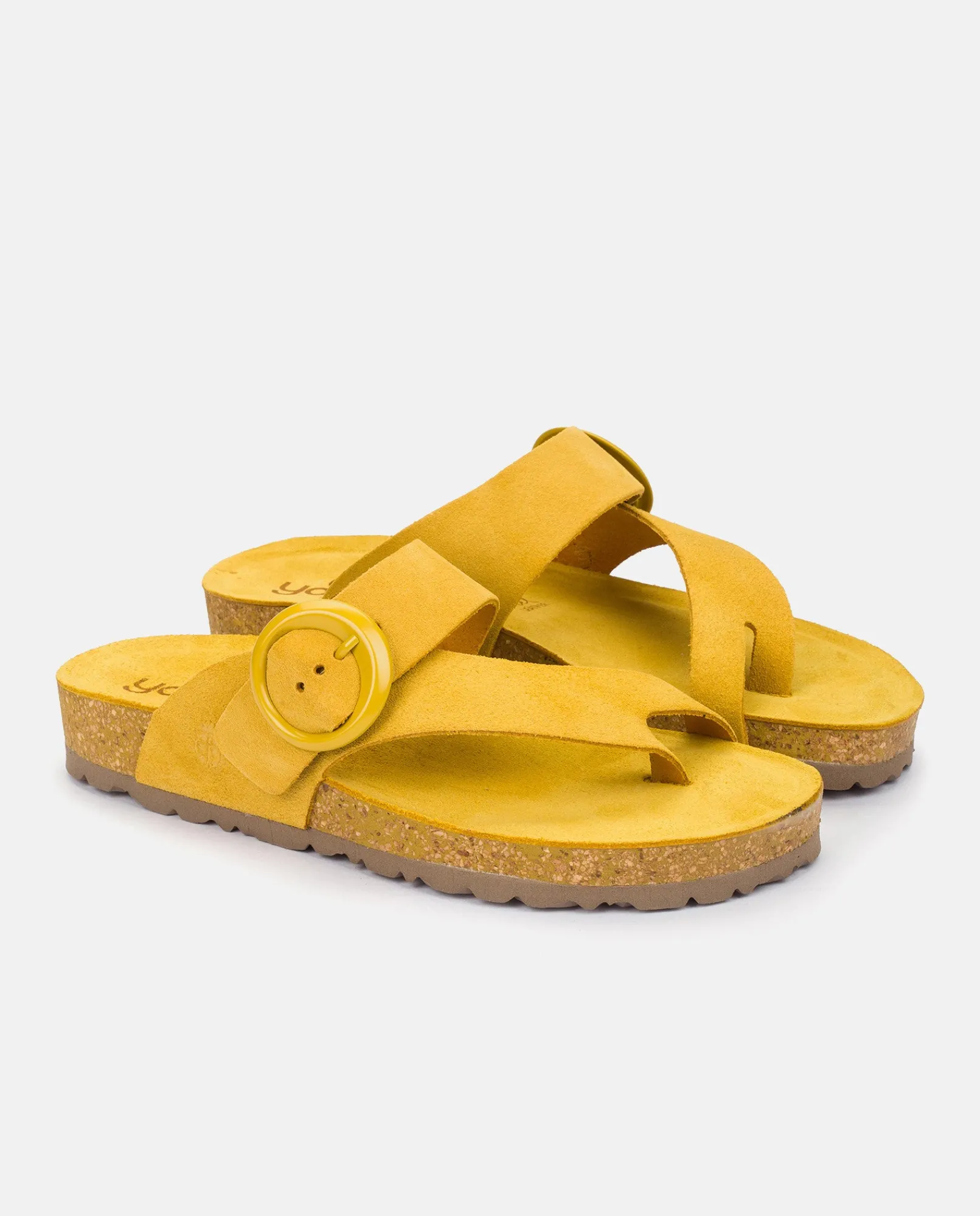 Mujer Yokono Sandalias Planas|Sandalia Plana Rolan 113 Amarillo