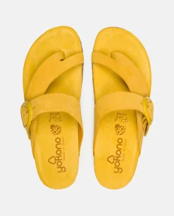 Mujer Yokono Sandalias Planas|Sandalia Plana Rolan 113 Amarillo