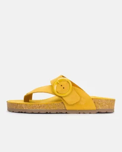 Mujer Yokono Sandalias Planas|Sandalia Plana Rolan 113 Amarillo