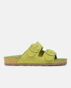 Mujer Yokono Sandalias Planas|Sandalia Plana Rolan 700 Verde