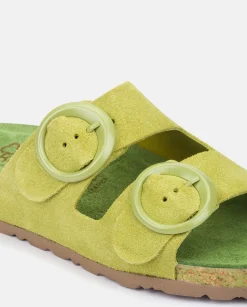 Mujer Yokono Sandalias Planas|Sandalia Plana Rolan 700 Verde