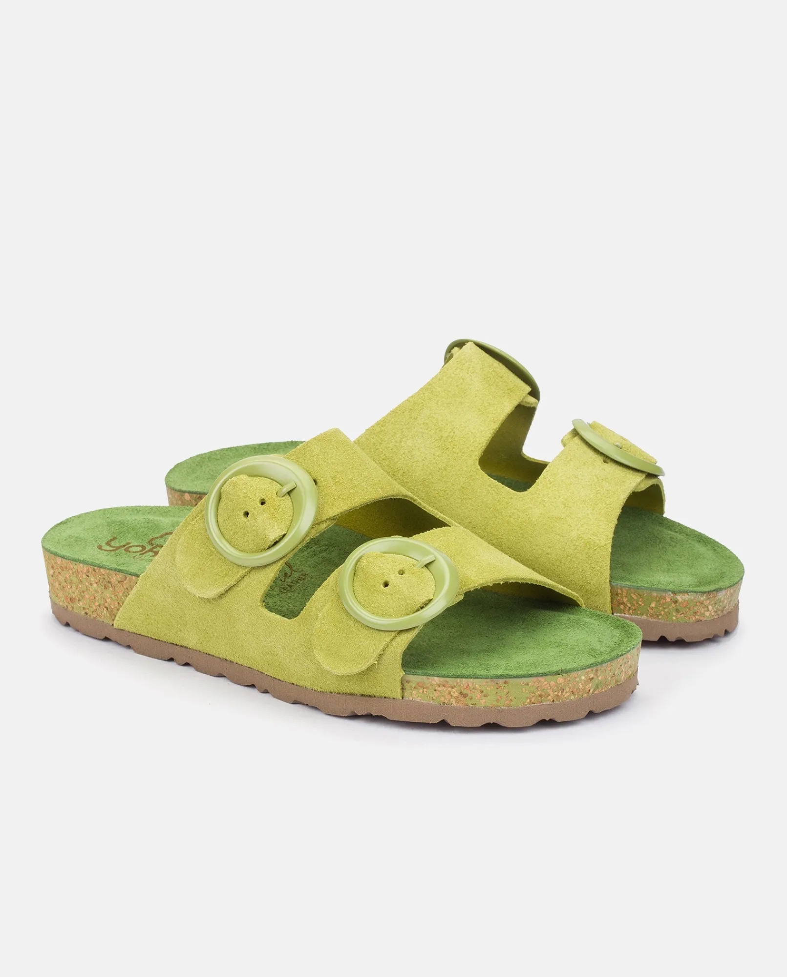 Mujer Yokono Sandalias Planas|Sandalia Plana Rolan 700 Verde