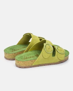 Mujer Yokono Sandalias Planas|Sandalia Plana Rolan 700 Verde