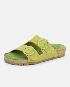 Mujer Yokono Sandalias Planas|Sandalia Plana Rolan 700 Verde