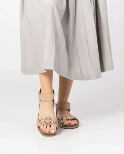 Mujer Yokono Sandalias Planas|Sandalia Plana Villa 086 Beige