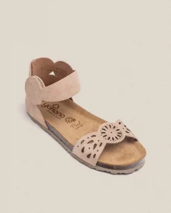 Mujer Yokono Sandalias Planas|Sandalia Plana Villa 086 Beige