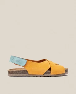 Mujer Yokono Sandalias Planas|Sandalia Plana Villa 175 Naranja