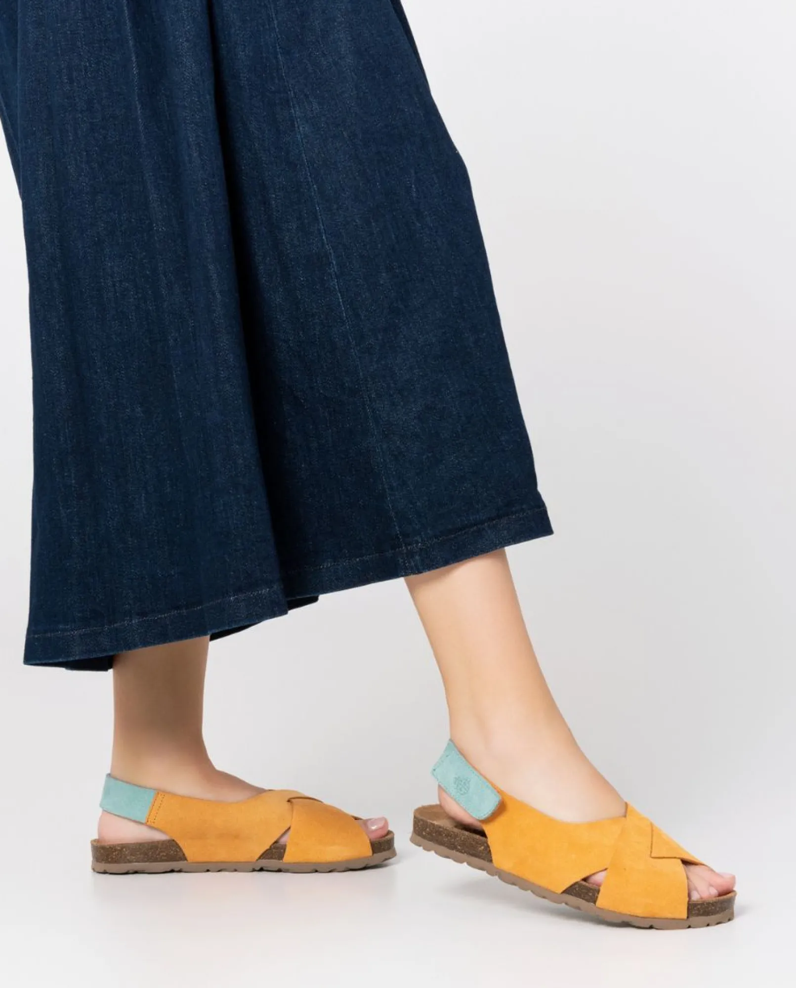 Mujer Yokono Sandalias Planas|Sandalia Plana Villa 175 Naranja
