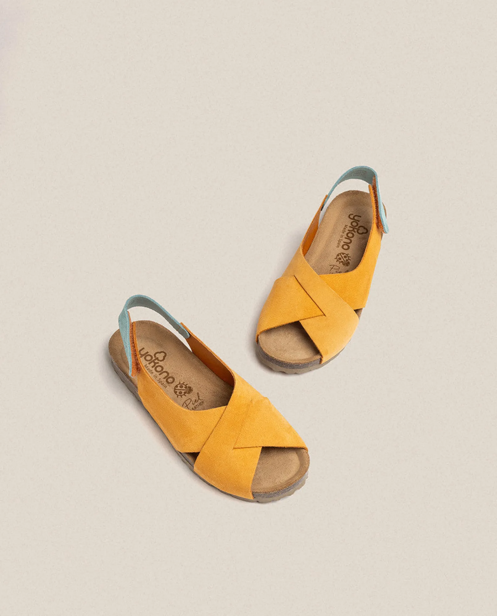Mujer Yokono Sandalias Planas|Sandalia Plana Villa 175 Naranja