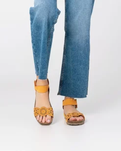 Mujer Yokono Sandalias Planas|Sandalia Plana Villa 086 Naranja