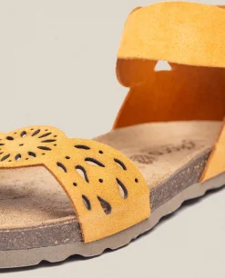 Mujer Yokono Sandalias Planas|Sandalia Plana Villa 086 Naranja