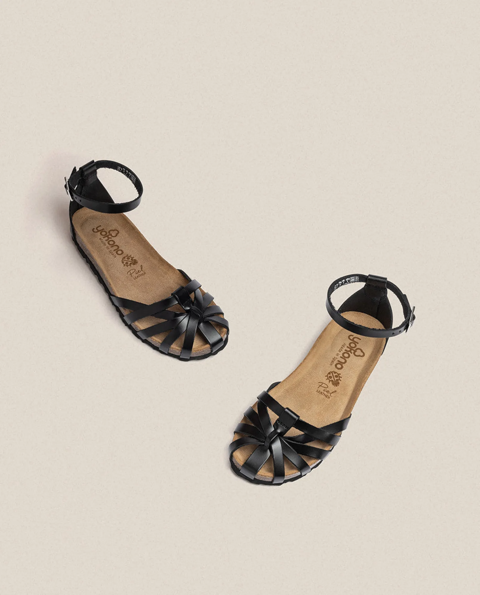 Mujer Yokono Sandalias Planas|Sandalia Plana Villa 011 Negro