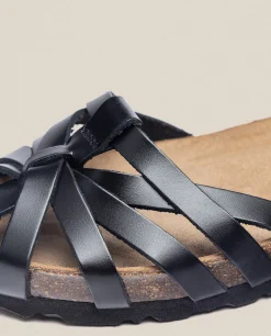 Mujer Yokono Sandalias Planas|Sandalia Plana Villa 011 Negro