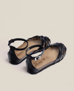 Mujer Yokono Sandalias Planas|Sandalia Plana Villa 011 Negro