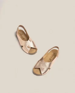 Mujer Yokono Sandalias Planas|Sandalia Plana Villa 175 Rosa