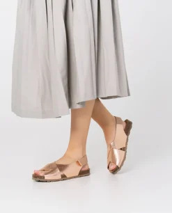 Mujer Yokono Sandalias Planas|Sandalia Plana Villa 175 Rosa
