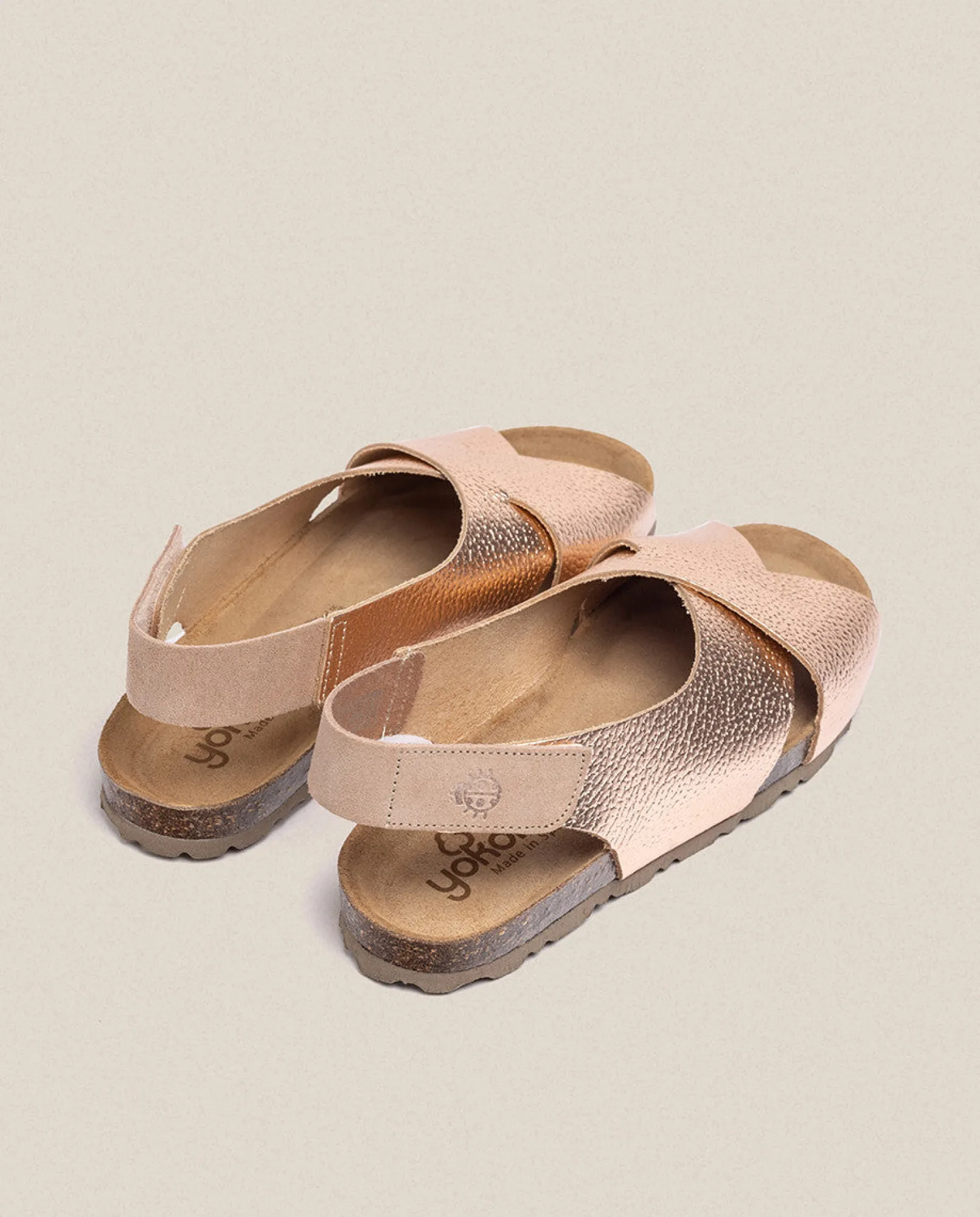 Mujer Yokono Sandalias Planas|Sandalia Plana Villa 175 Rosa
