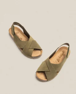 Mujer Yokono Sandalias Planas|Sandalia Plana Villa 175 Verde