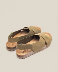 Mujer Yokono Sandalias Planas|Sandalia Plana Villa 175 Verde