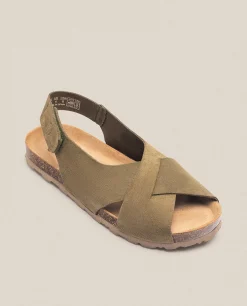 Mujer Yokono Sandalias Planas|Sandalia Plana Villa 175 Verde
