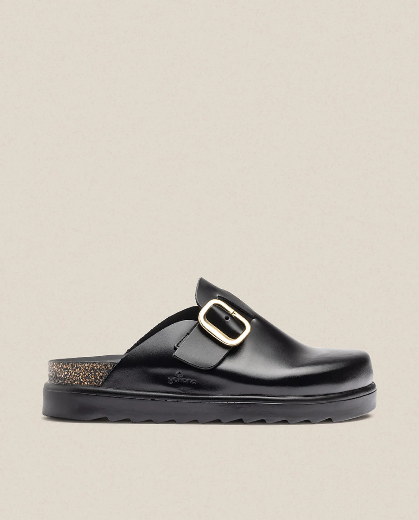 Mujer Yokono Zuecos|Sandalias De Plataforma|Zapato De Plataforma TUNEZ-599 Negro
