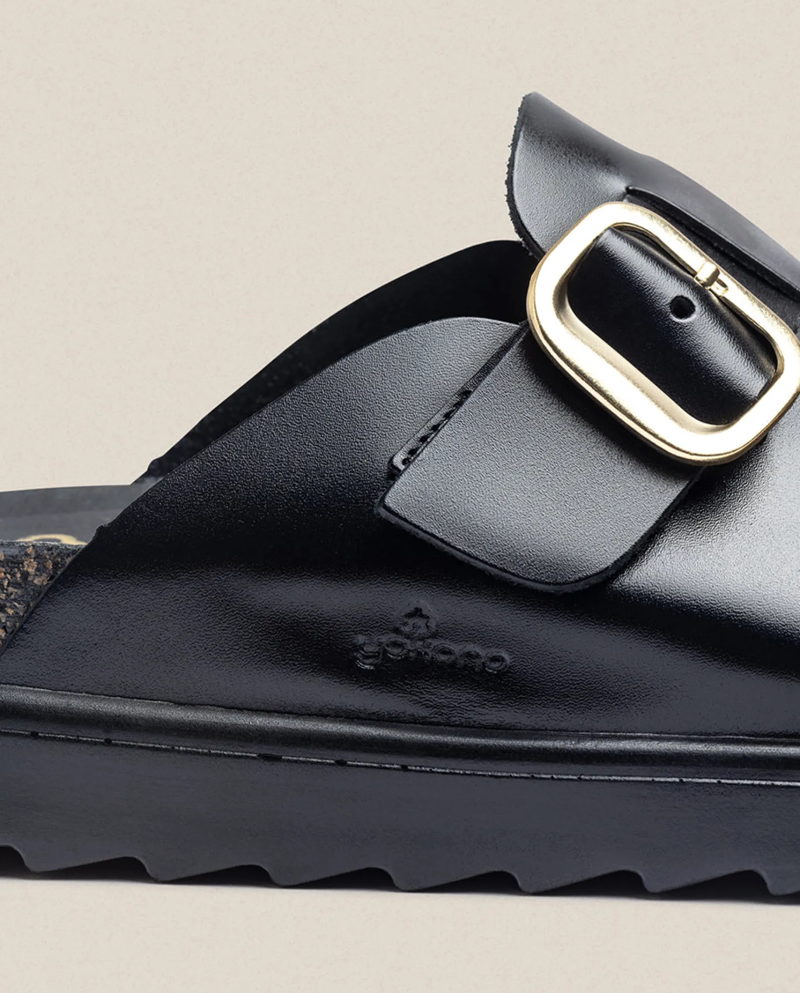Mujer Yokono Zuecos|Sandalias De Plataforma|Zapato De Plataforma TUNEZ-599 Negro