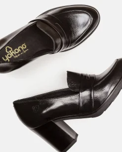 Mujer Yokono Botines|Zapatos|Zapato De Tacón Kiel 001 Negro