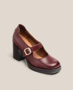 Mujer Yokono Zapatos|Zapato De Tacón KOLIN-010 Burdeos