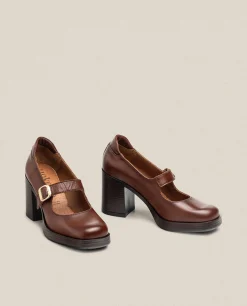 Mujer Yokono Zapatos|Zapato De Tacón KOLIN-010 Marrón